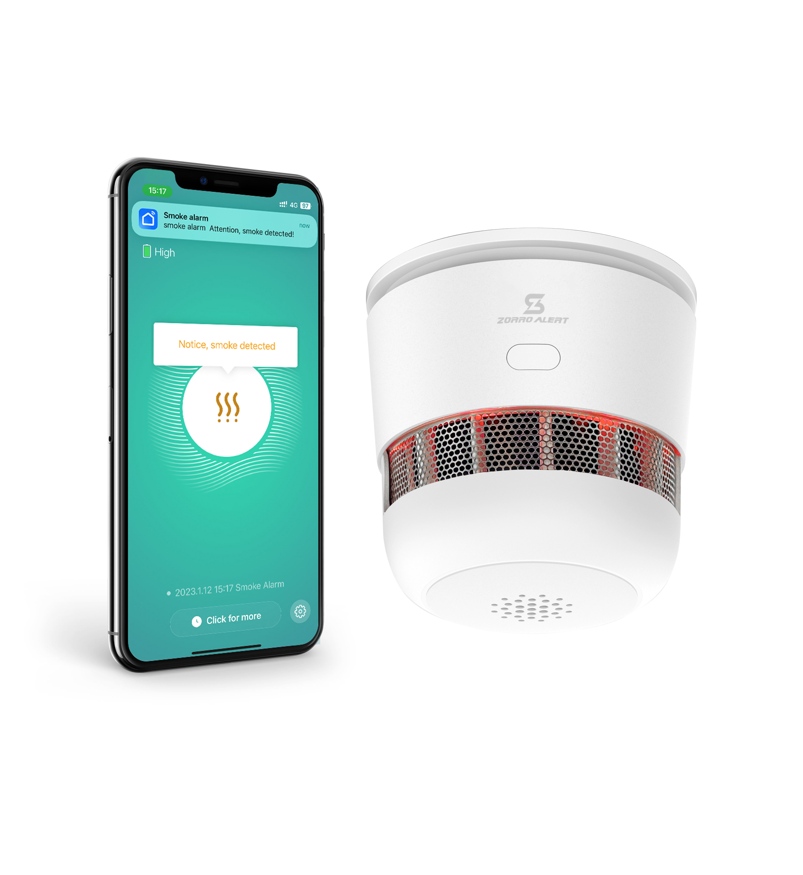 Zigbee 烟感-ZR170SZ